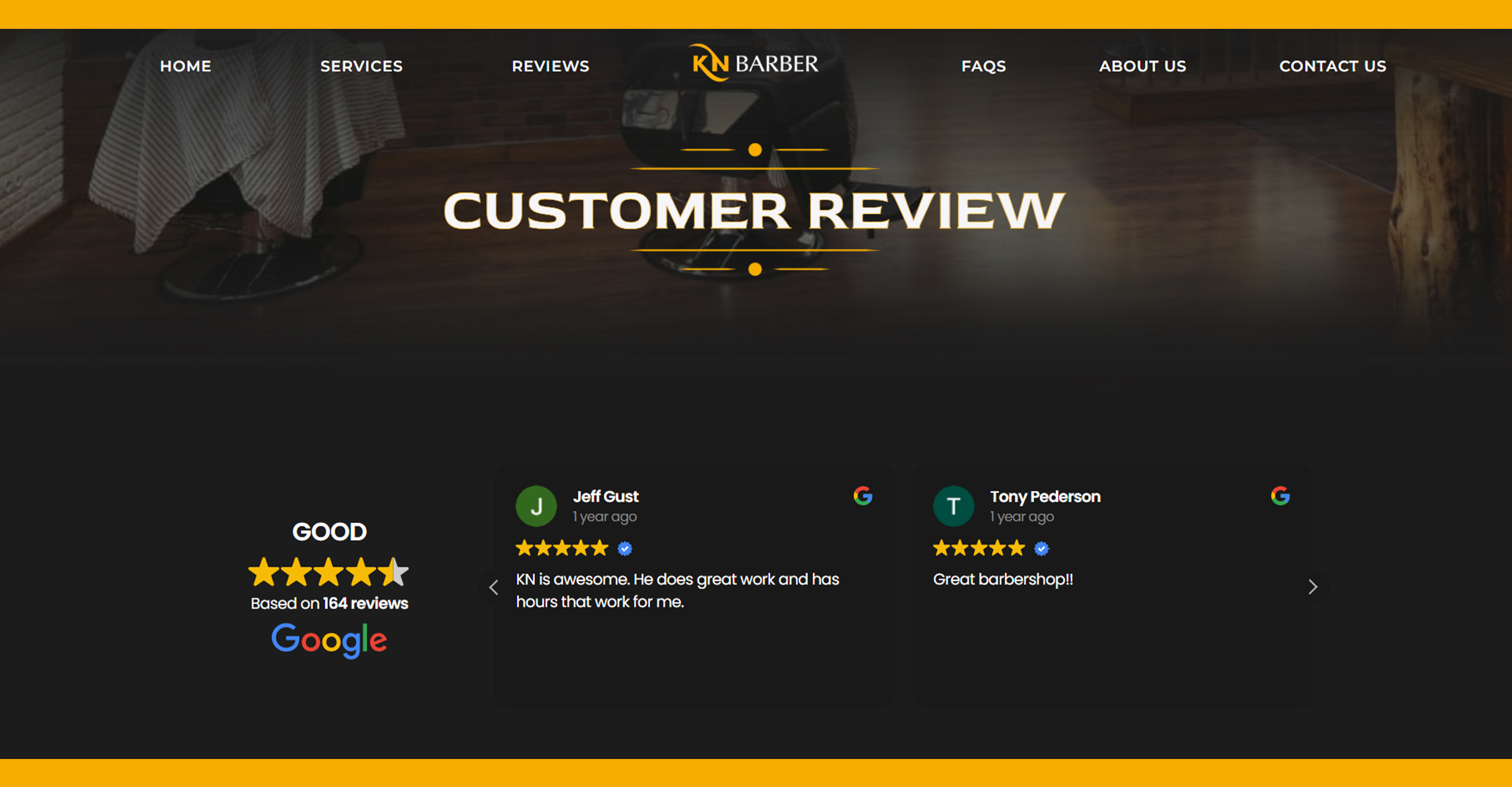 KN Barber screenshot